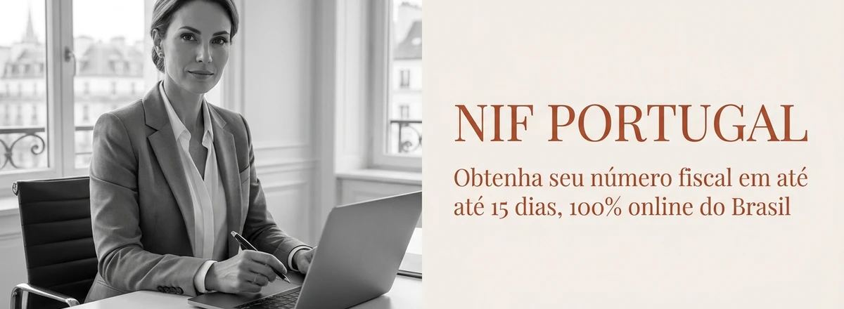 NIF Portugal 2026 — Obtenha seu Número de Identificação Fiscal com a Finanz Contábil, 100% online do Brasil