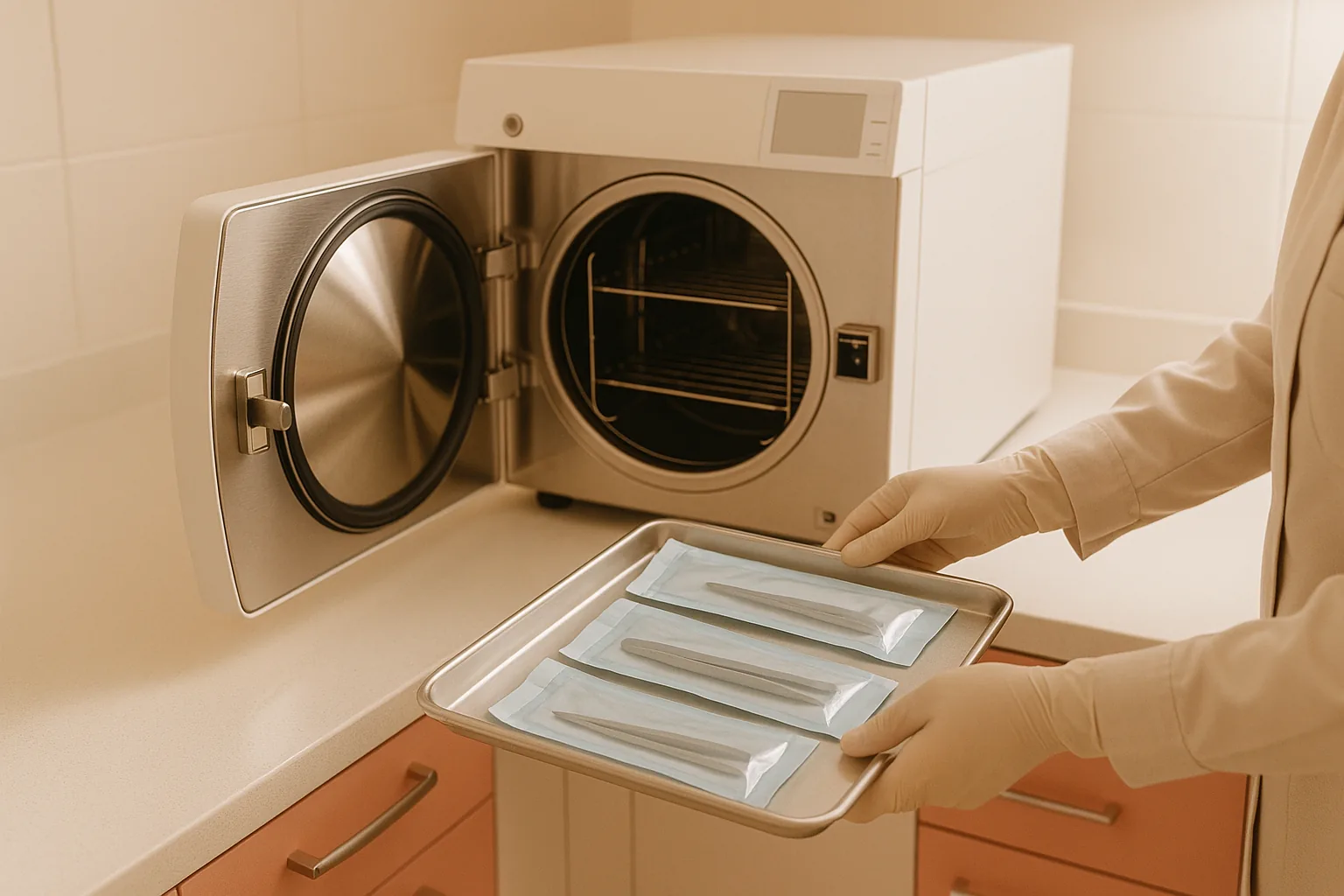 Centro de material e esterilização (CME) em clínica de saúde